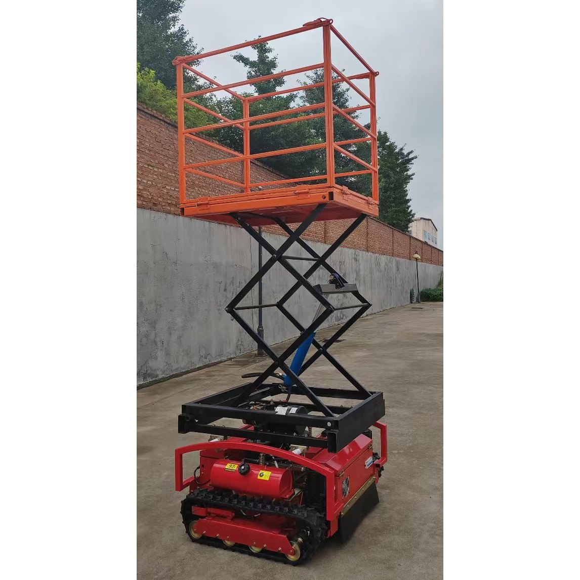 plate-forme de levage pour la tondeuse à gazon